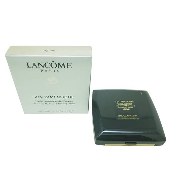 Lancome Sun Dimernsions Two-Tine Marbelized Bronzing Powder Aglow - Picture 3 of 3